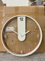 ساعت دیواری مدرن چوبی و شیشه - تصویر 7