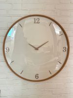 ساعت دیواری مدرن چوبی و شیشه - تصویر 6