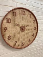 ساعت دیواری حصیرچوب