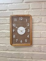 ساعت دیواری حصیرچوب - تصویر 2