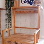 استند اسپرسو کشودار حصیری