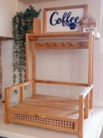 استند اسپرسو کشودار حصیری