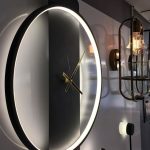 ساعت دیواری چراغ دار