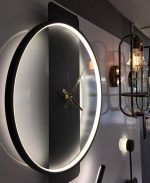 ساعت دیواری چراغ دار