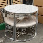 میز و نهار خوری مدل پیتزایی کم جا - تصویر 2