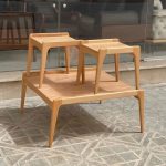 جلو مبلی عسلی تمام چوب کارن