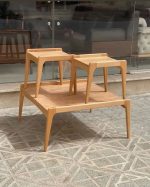 جلو مبلی عسلی تمام چوب کارن