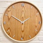 ساعت مدرن تمام چوب