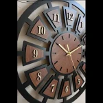 ساعت دیواری مدرن چوبی چند تکه