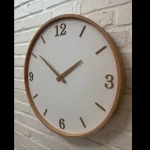 ساعت دیواری مدرن چوبی خط و عدد - تصویر 5