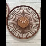 ساعت دیواری مدرن چوب خط
