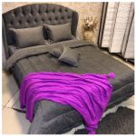 رو تختی مخمل کنفی - تصویر 3