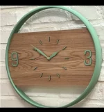 ساعت دیواری مدرن چوبی - تصویر 2