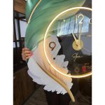 ساعت دیواری فلزی مدرن