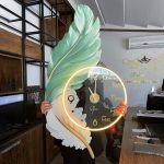 ساعت دیواری فلزی مدرن - تصویر 2